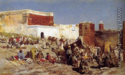 Moroccan Market - Edwin Lord Weeks