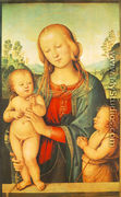 Madonna with Child and Little St John 1505-10 - Pietro Vannucci Perugino