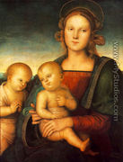 Madonna with Child and Little St John 1497 - Pietro Vannucci Perugino