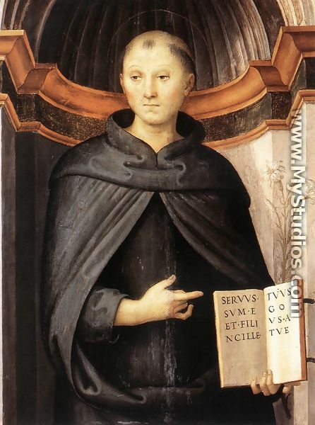 St Nicholas of Tolentino 1507 - Pietro Vannucci Perugino