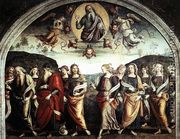 The Almighty with Prophets and Sybils 1500 - Pietro Vannucci Perugino