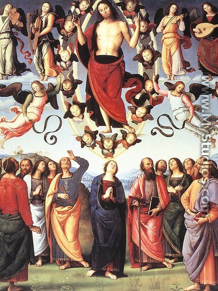The Ascension of Christ 1496-98 - Pietro Vannucci Perugino