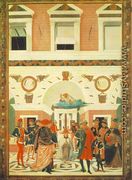 The Miracles of San Bernardino- The Healing of a Mute 1473 - Pietro Vannucci Perugino