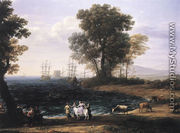 Coast Scene with the Rape of Europa 1667 - Claude Lorrain (Gellee)