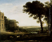 Landscape With A Sacrifice To Apollo - Claude Lorrain (Gellee)