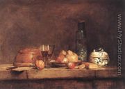 Still-Life with Jar of Olives 1760 - Jean-Baptiste-Simeon Chardin
