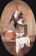 Wild Duck With Olive Jar - Jean-Baptiste-Simeon Chardin