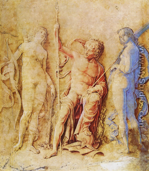 Mars  Venus  And Diana - Andrea Mantegna