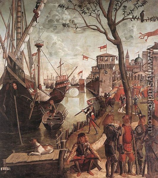 The Arrival of the Pilgrims in Cologne 1490 - Vittore Carpaccio