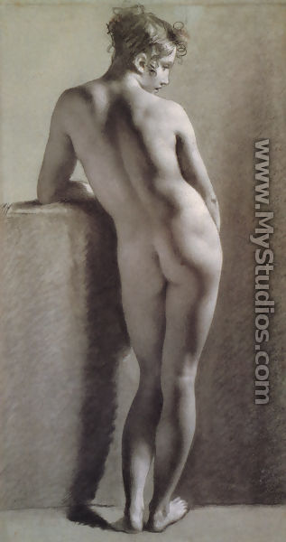 Female Nude From Behind - Pierre-Paul Prud