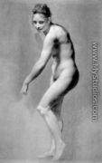 Female Nude Leaning - Pierre-Paul Prud'hon
