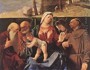 Madonna and Child with Saints c. 1506 - Lorenzo Lotto