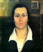 Portrait Of A Woman - Kazimir Severinovich Malevich