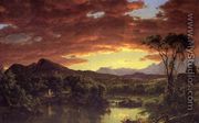 A Country Home - Frederic Edwin Church