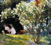 Marie En El Jardin3 - Peder Severin Krøyer