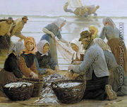 Mujeres Y Pescadores De Hornbaek2 - Peder Severin Krøyer