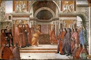 Angel Appearing To Zacharias - Domenico Ghirlandaio