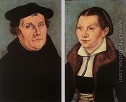Portraits of Martin Luther and Catherine Bore 1529 - Lucas The Elder Cranach