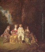 Pierrot Content - Jean-Antoine Watteau