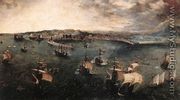 Naval Battle in the Gulf of Naples 1558-62 - Pieter the Elder Bruegel