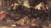 Hunting 1595 - Annibale Carracci