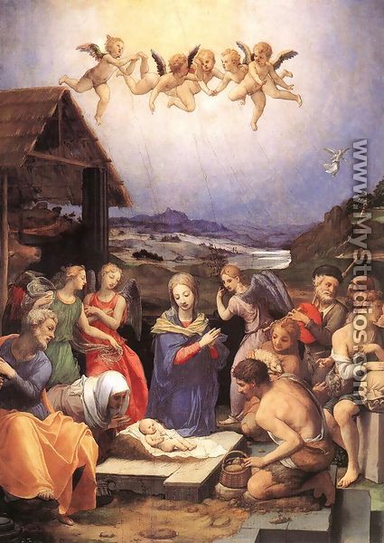 Adoration of the Shepherds 1535-40 - Agnolo Bronzino