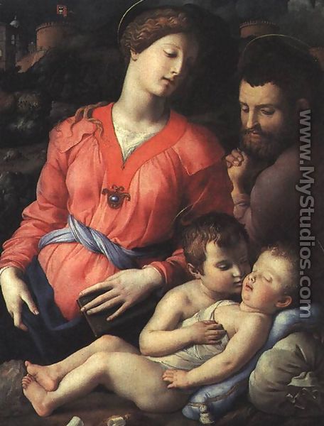 The Panciatichi Holy Family - Agnolo Bronzino