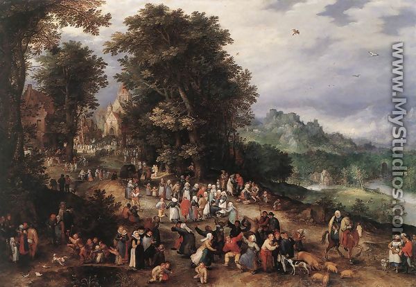 A Flemish Fair 1610s - Jan The Elder Brueghel