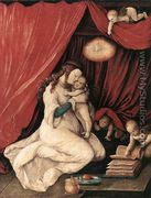Virgin And Child In A Room 1516 - Hans Baldung  Grien