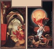 Annunciation and Resurrection  c. 1515 - Matthias Grunewald (Mathis Gothardt)