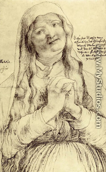 Praying Woman 1512-14 - Matthias Grunewald (Mathis Gothardt)