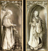 St Elizabeth and a Saint Woman with Palm 1508-11 - Matthias Grunewald (Mathis Gothardt)