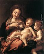 Virgin And Child With An Angel (Madonna Del Latte) - Correggio (Antonio Allegri)