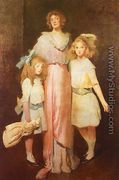 Mrs  Daniels With Two Children 1913 - John White Alexander