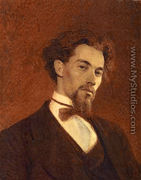 Portrait Of The Artist Konstantin Savitsky - Ivan Nikolaevich Kramskoy