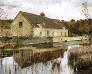 On The Canal - Theodore Robinson