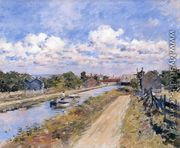 On The Canal (of Port Ben Series) - Theodore Robinson