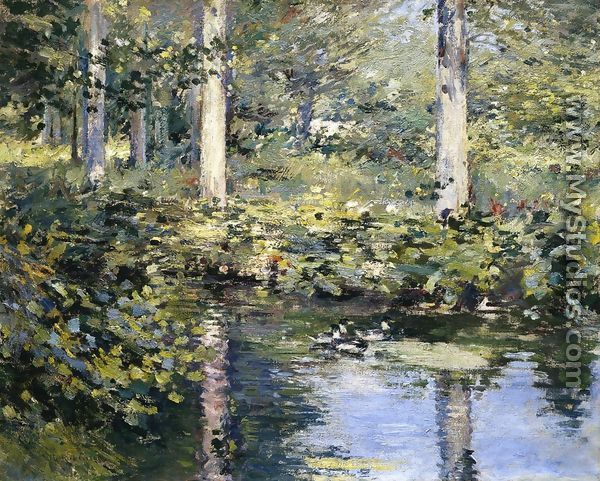 The Duck Pond - Theodore Robinson