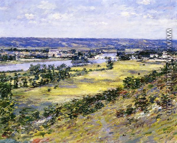 Valley Of The Seine From Giverny Heights - Theodore Robinson
