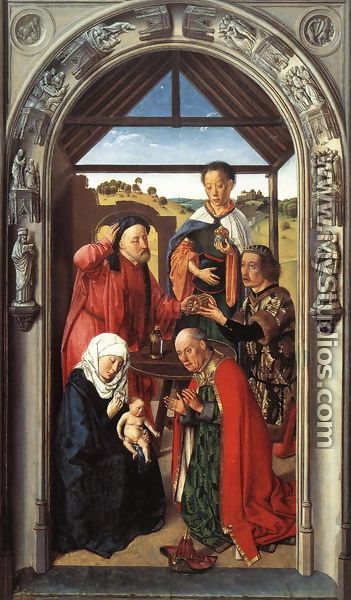 Adoration of the Magi c. 1445 - Dieric the Elder Bouts