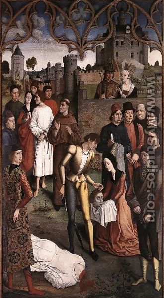 The Execution of the Innocent Count c. 1460 - Dieric the Elder Bouts