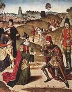 The Meeting of Abraham and Melchizedek 1464-67 - Dieric the Elder Bouts