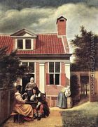 Village House c. 1665 - Pieter De Hooch
