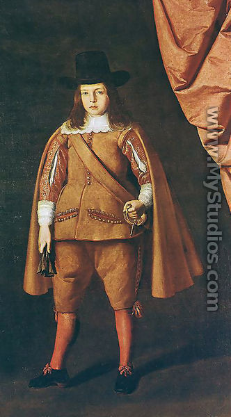 Portrait Of The Duke Of Medinaceli - Francisco De Zurbaran