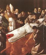 The Lying-in-State of St. Bonaventura 1629 - Francisco De Zurbaran