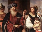 Abraham Casting Out Hagar And Ishmael 1657 - Giovanni Francesco Guercino (BARBIERI)