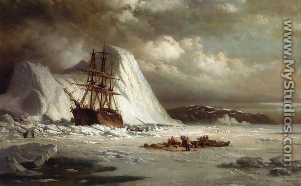 Icebound Ship c. 1880 - William Bradford
