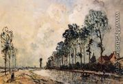The Oorcq Canal  Aisne - Johan Barthold Jongkind