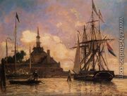 The Port Of Rotterdam2 - Johan Barthold Jongkind