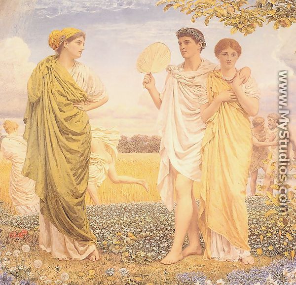 The Loves Of The Winds And The Seasons - Albert Joseph Moore